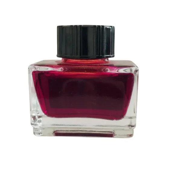 Taccia Lip Color Fountain Pen Ink Bundle 30 ML Glass Bottles Sunset Pale Rose - Picture 5 of 9